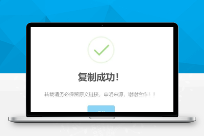 RiPro主题美化-网站实现复制内容弹出提示框